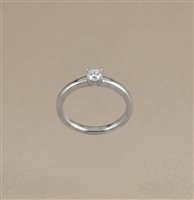 Anello Miss Miss Donna solitario in Oro bianco Diamante 0.24 Ct AN SOLITARIO 0.24 F VS - AN SOLITARIO 0.24 F VS